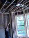 Carol spies a sprinkler